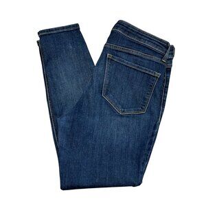 Old Navy Rockstar Jeans Size 10S Super Skinny Denim High Waist Rise Medium Wash